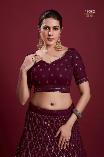 Poshak Vol 6 Designer Occasion Wear Lehenga D.No 49032 - Anant Exports