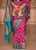 Party Wear Patola Print Saree