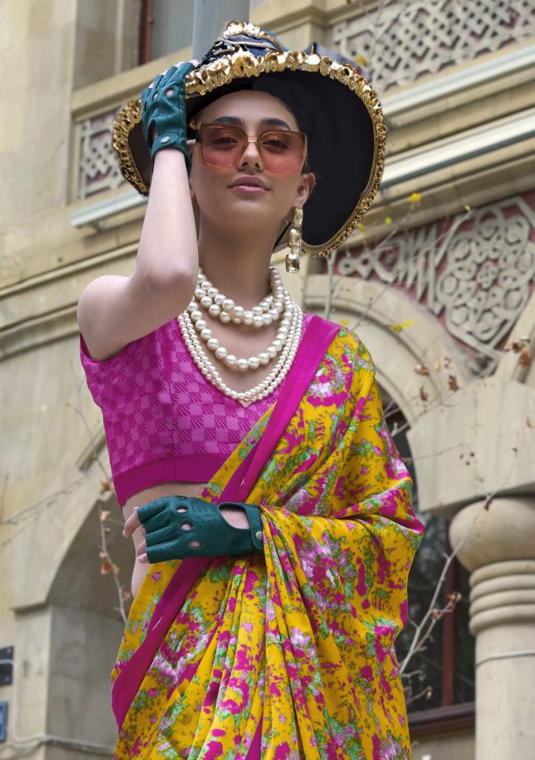 Japan Satin Saree