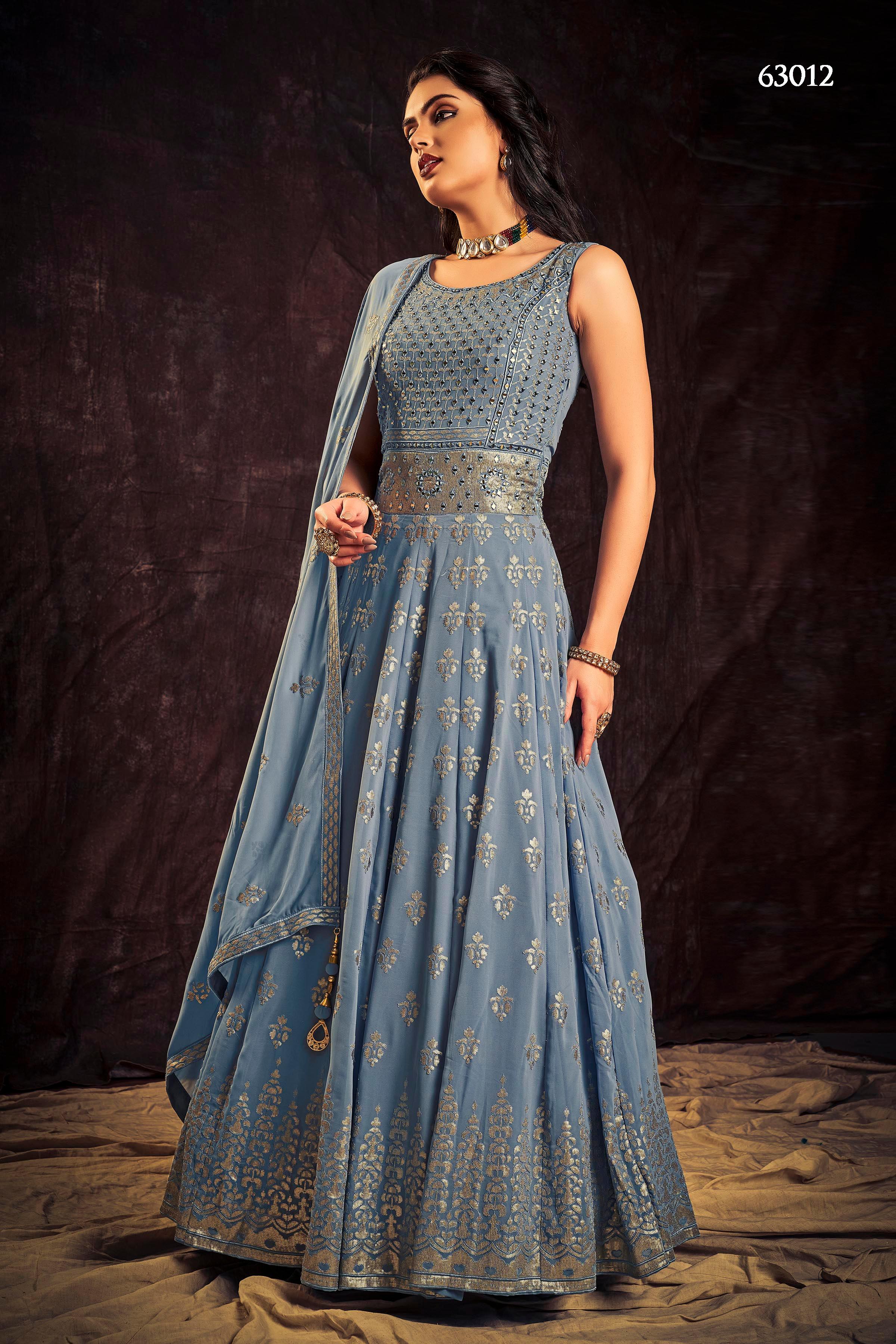 Zoya Vol 3 Designer Occasion Wear Gown D.No 63012 - Anant Exports