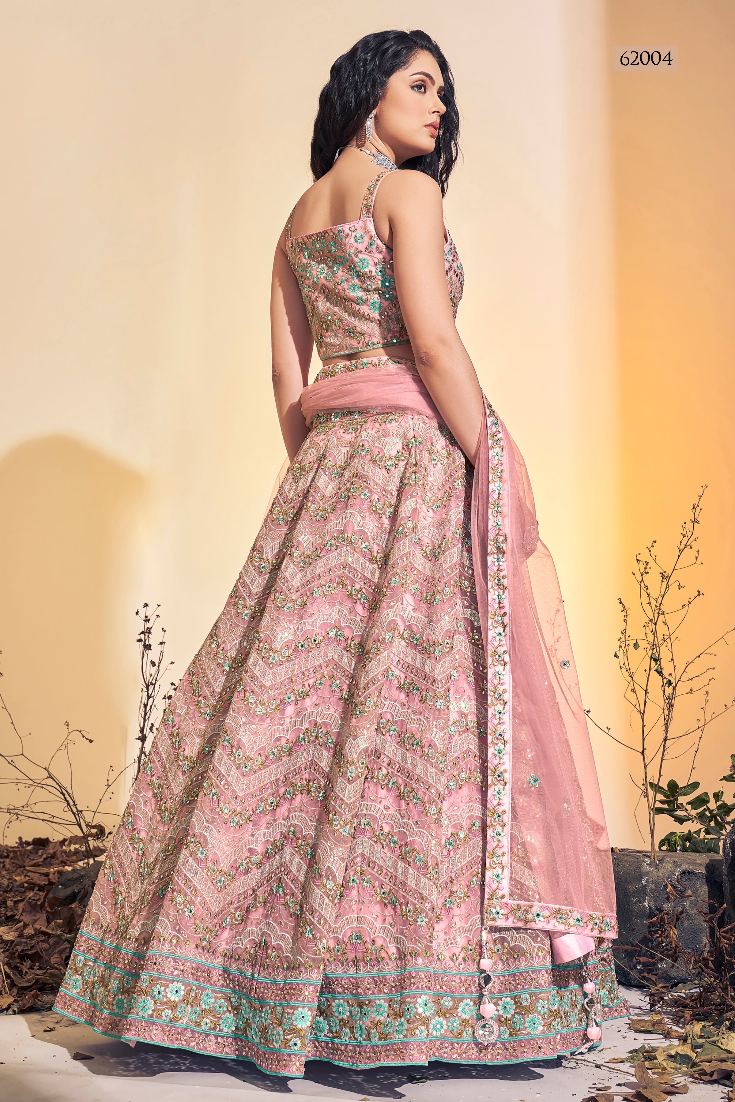 Floral Vol 8 Designer Occasion Wear Lehenga D.No 62004 - Anant Tex Exports Private Limited
