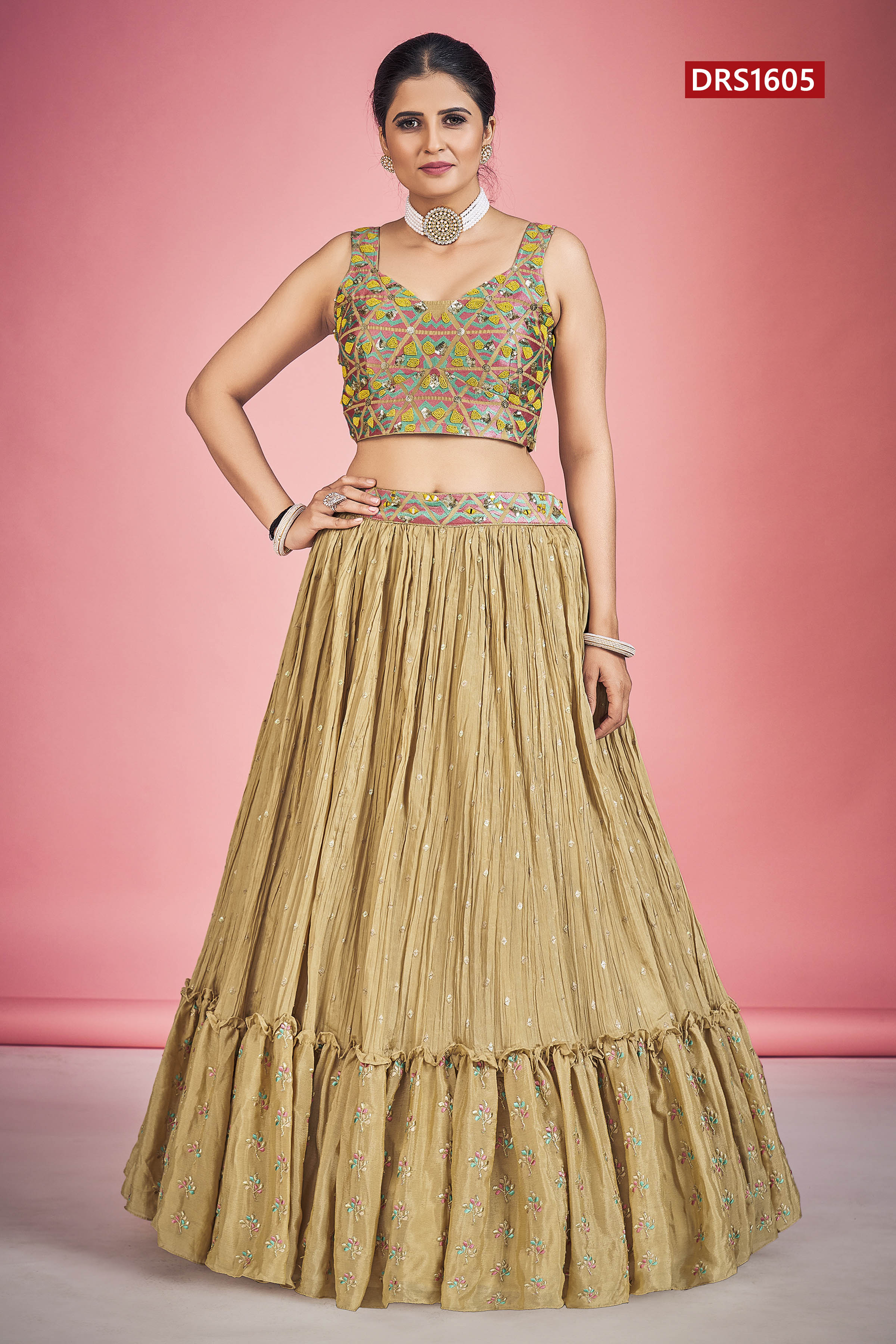 Regina Designer Occasion Wear Lehenga D.No 1605