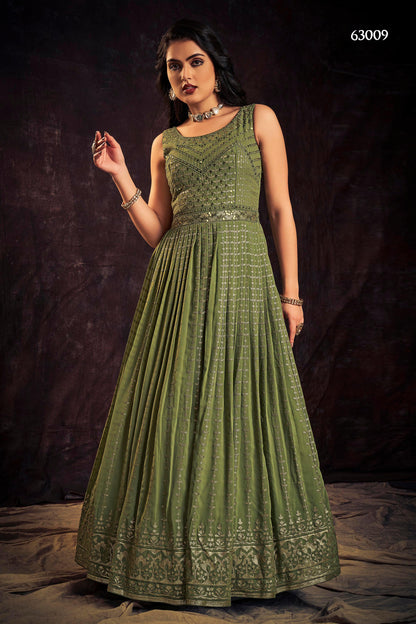 Zoya Vol 3 Designer Occasion Wear Gown D.No 63009 - Anant Exports
