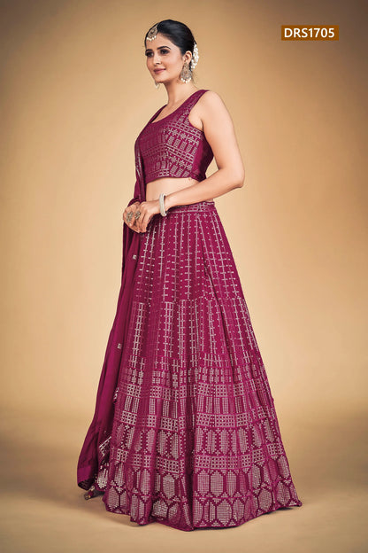 Sophia Designer Fancy Wear Lehenga D.No 1705 - Anant Exports