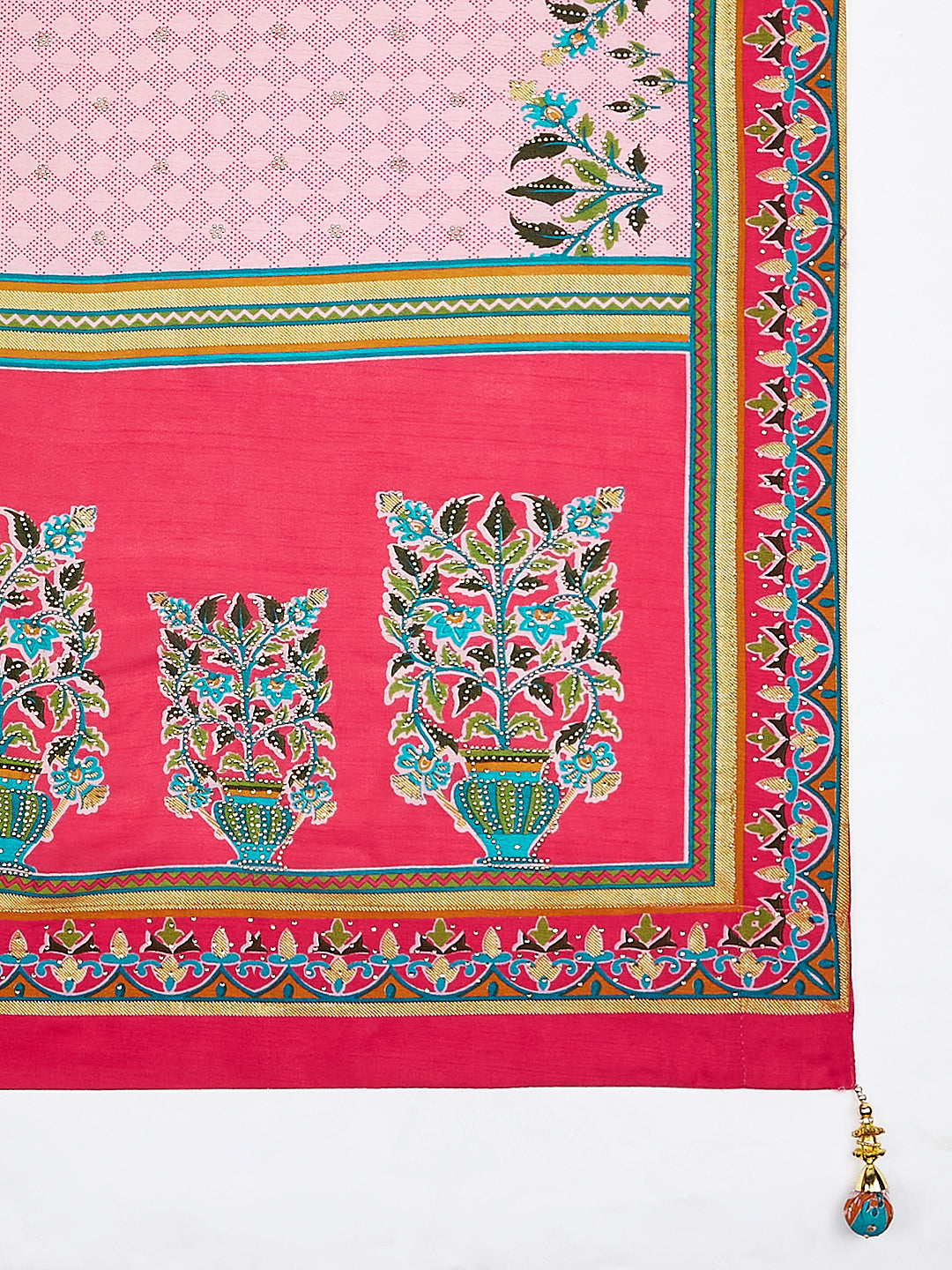 Pink Pure Georgette Position Printing with &amp; Stone work Lehenga Choli