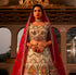 White Bridal Lehenga Choli with Premium Embroidery and Latkan