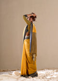 Yellow saree for Haldi function

