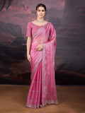 Pink Jimmy Choo saree with sequin embroidery