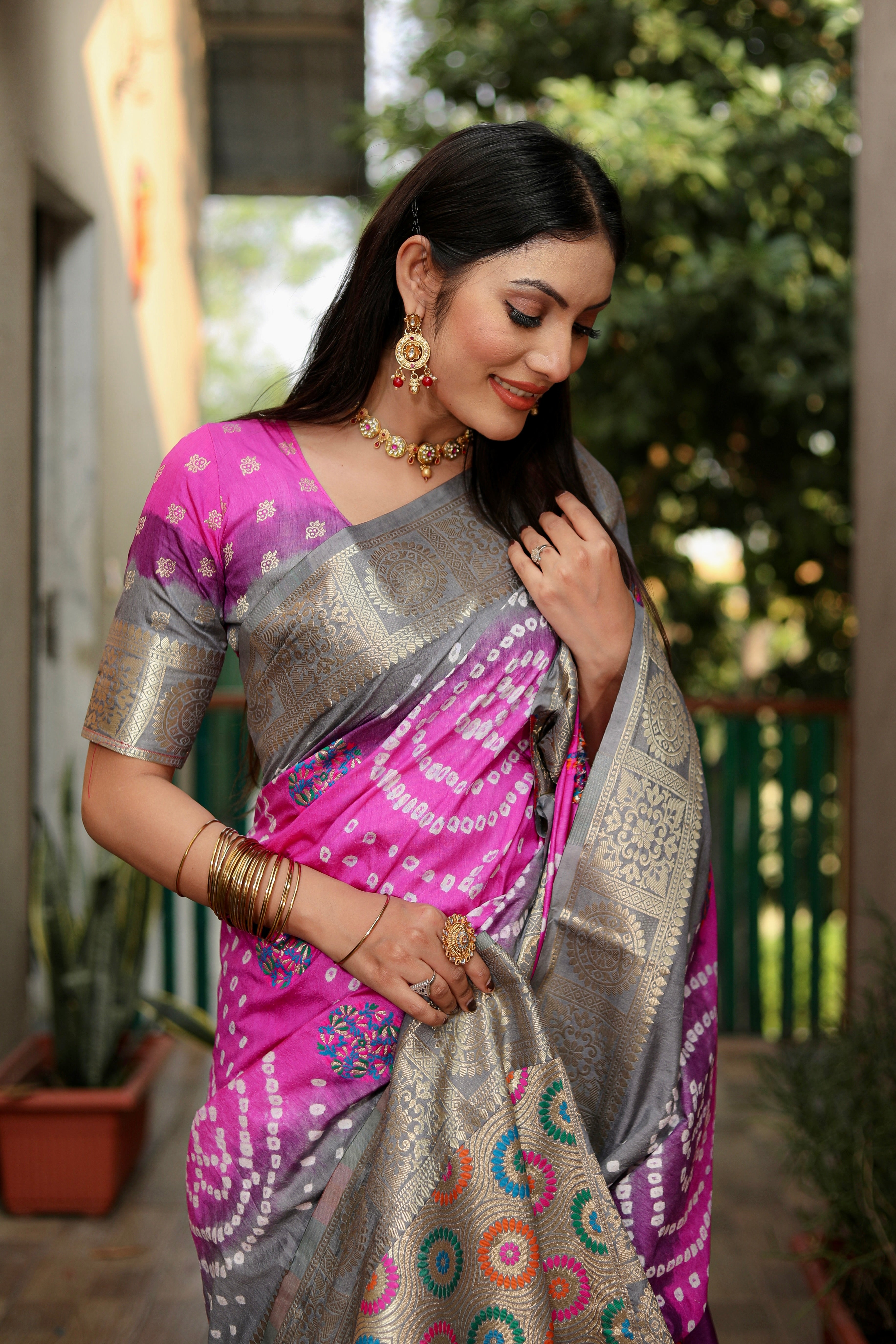 Bandhani Saree