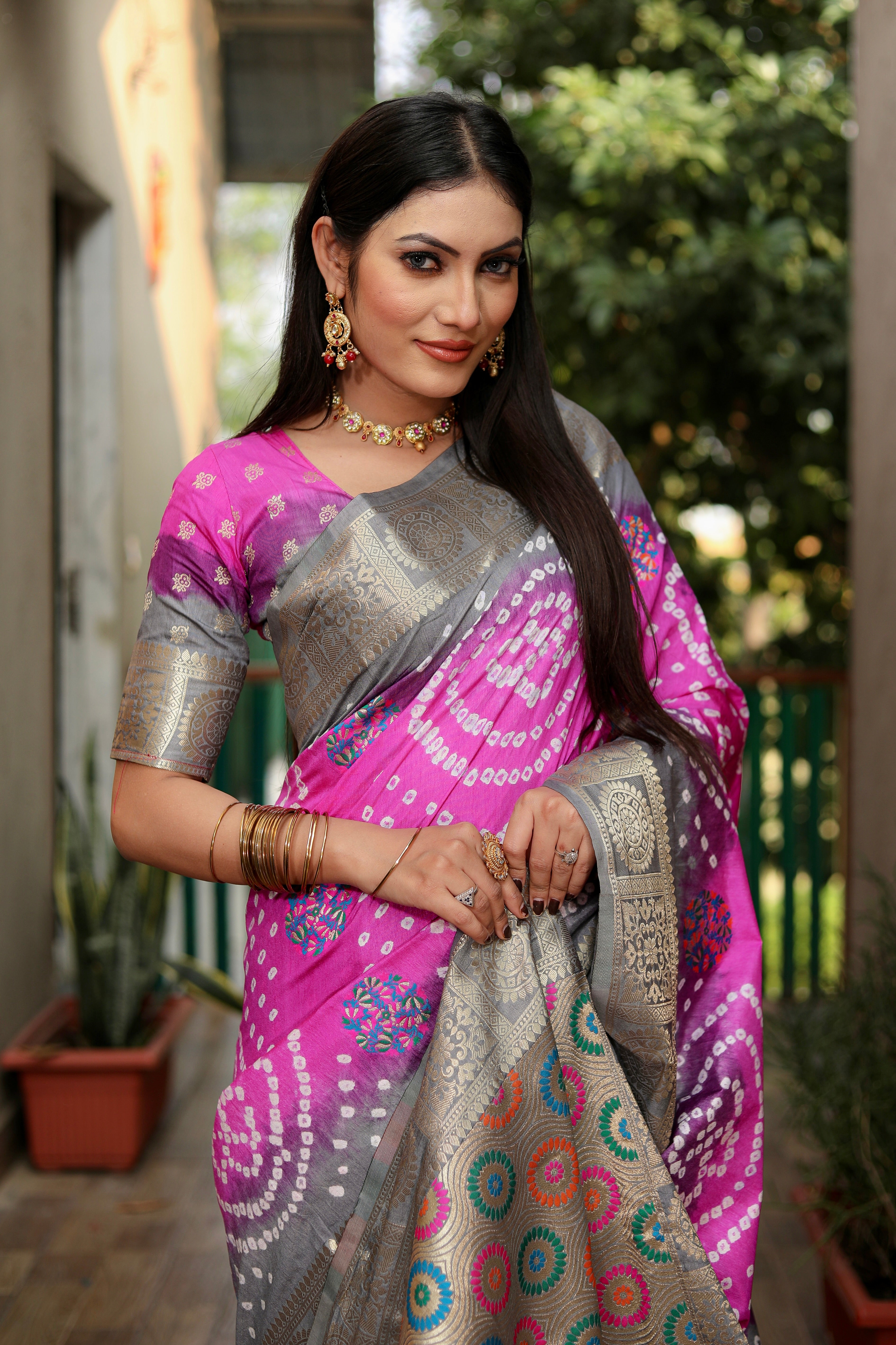 Bandhani Saree