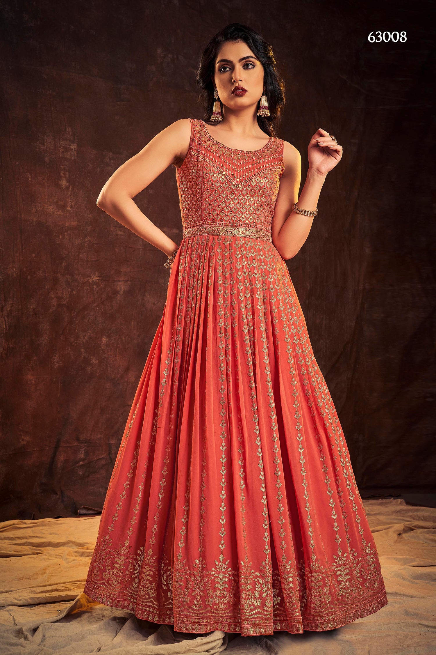 Zoya Vol 3 Designer Occasion Wear Gown D.No 63008 - Anant Exports