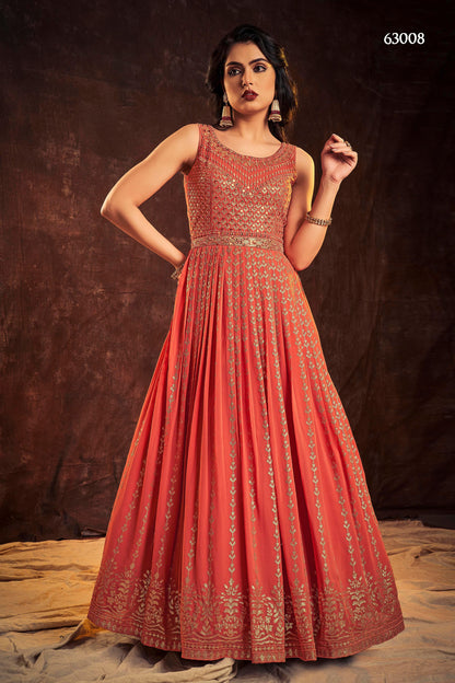 Zoya Vol 3 Designer Occasion Wear Gown D.No 63008 - Anant Exports