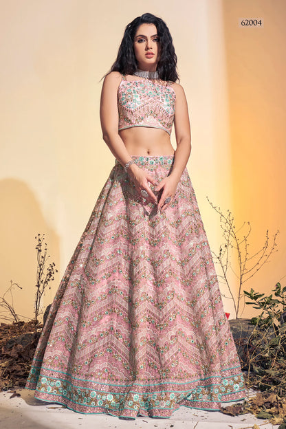 Floral Vol 8 Designer Occasion Wear Lehenga D.No 62004 - Anant Tex Exports Private Limited