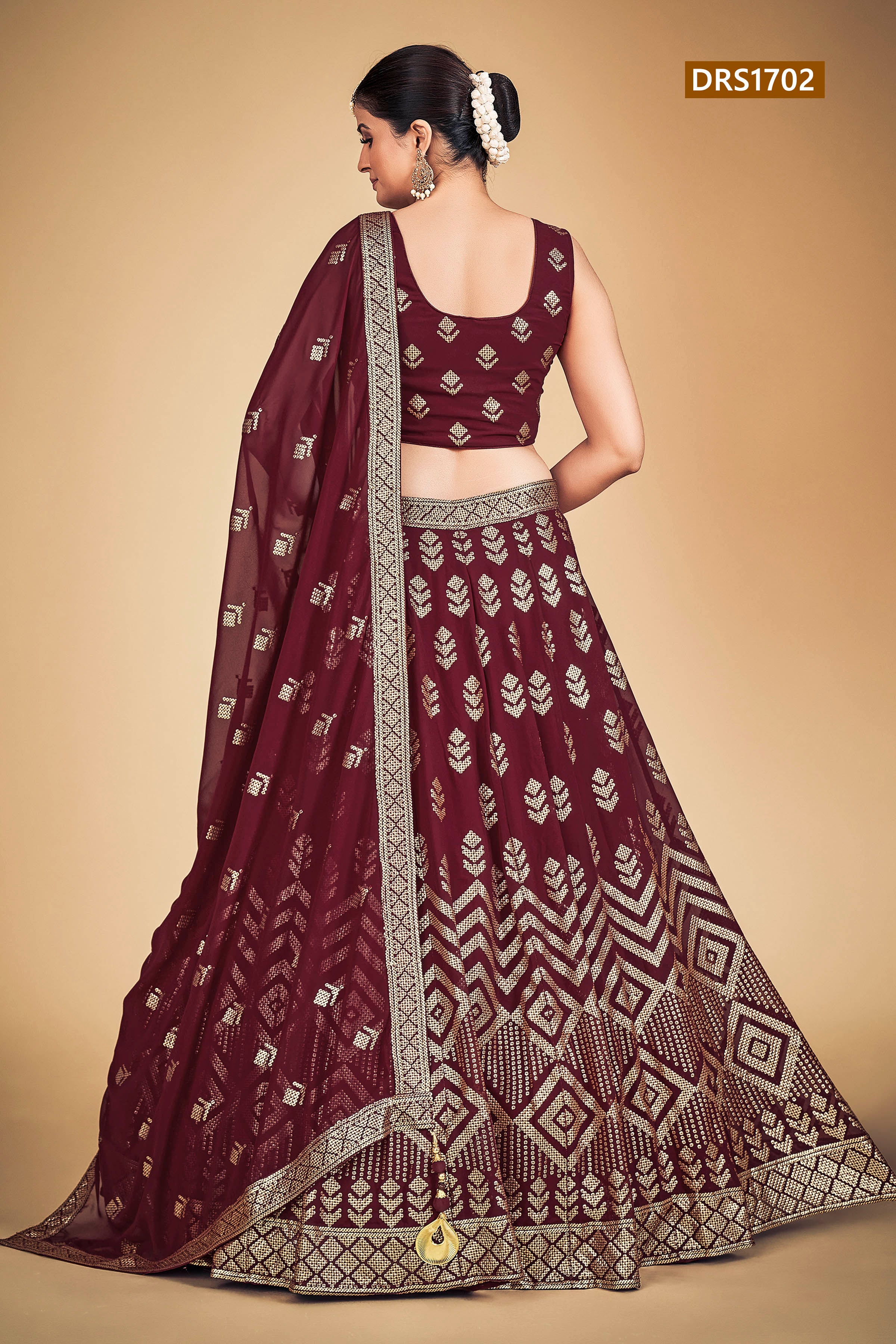 Sophia Designer Fancy Wear Lehenga D.No 1702