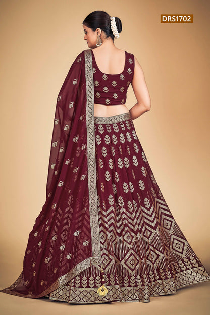 Sophia Designer Fancy Wear Lehenga D.No 1702 - Anant Exports