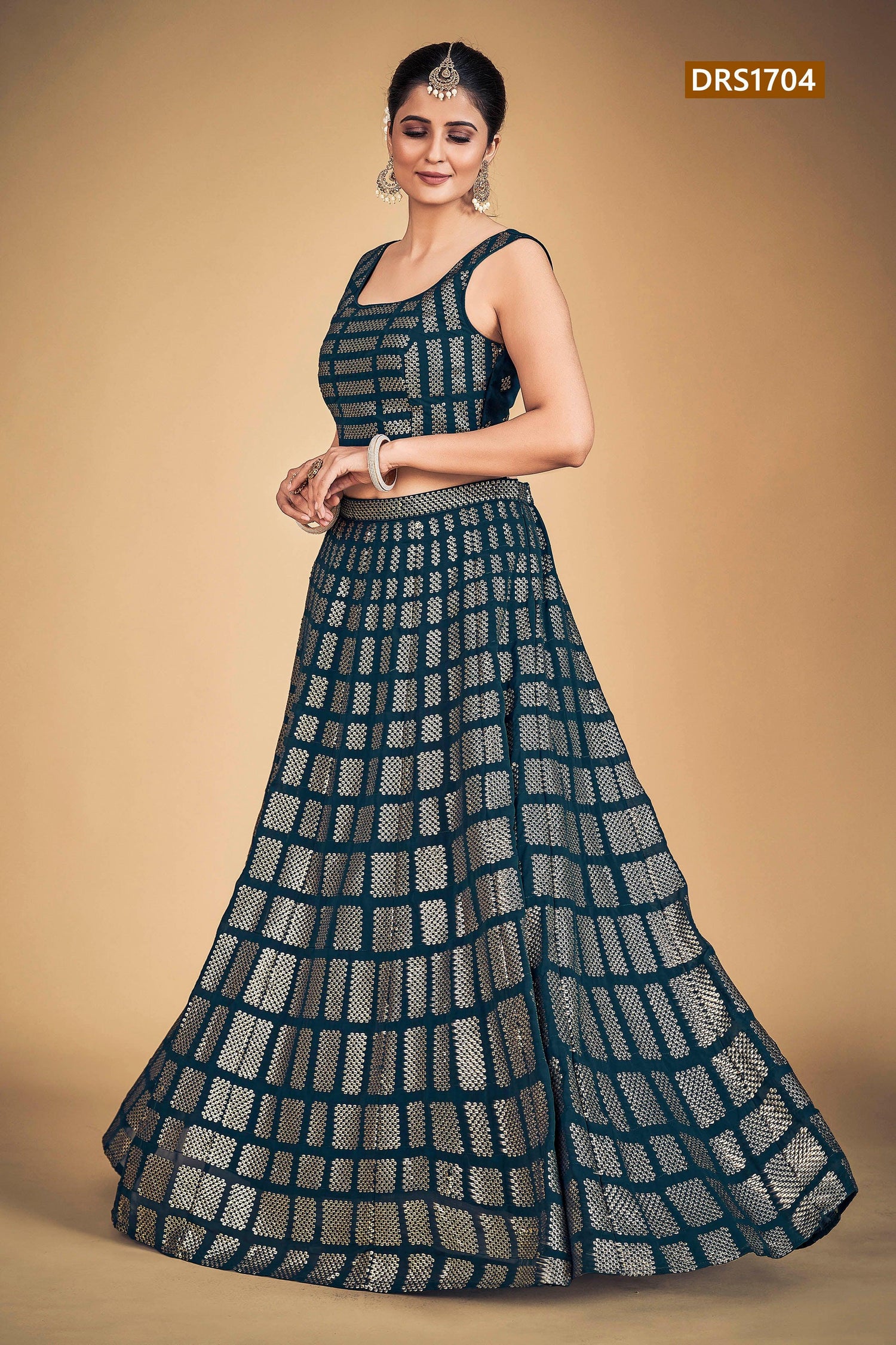 Sophia Designer Fancy Wear Lehenga D.No 1704 - Anant Exports