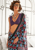 Ajrakh Saree