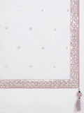 Lavender Net Sequins and Thread Embroidery Lehenga Choli & Dupatta