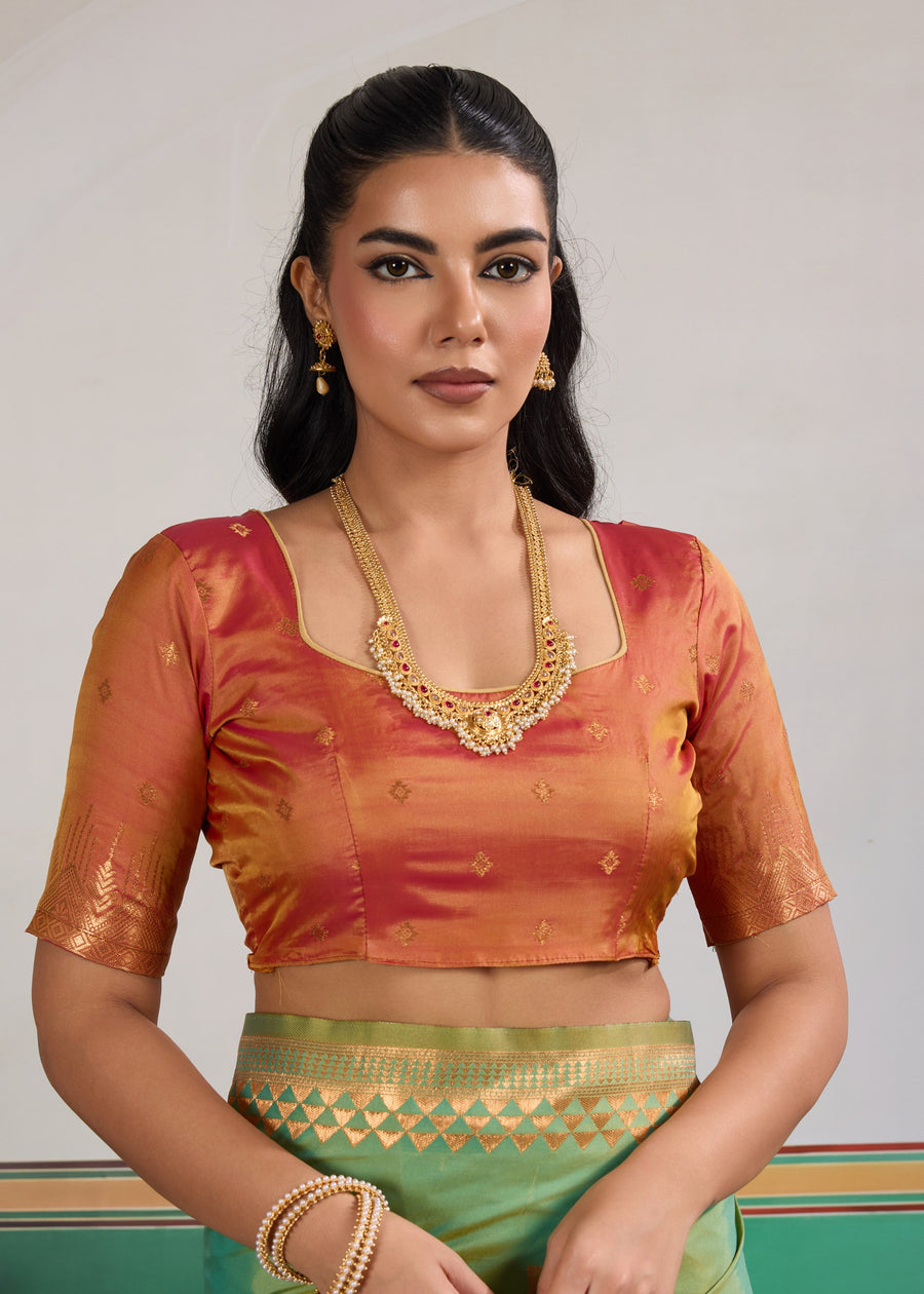 Green Pure Soft Silk Handloom Saree