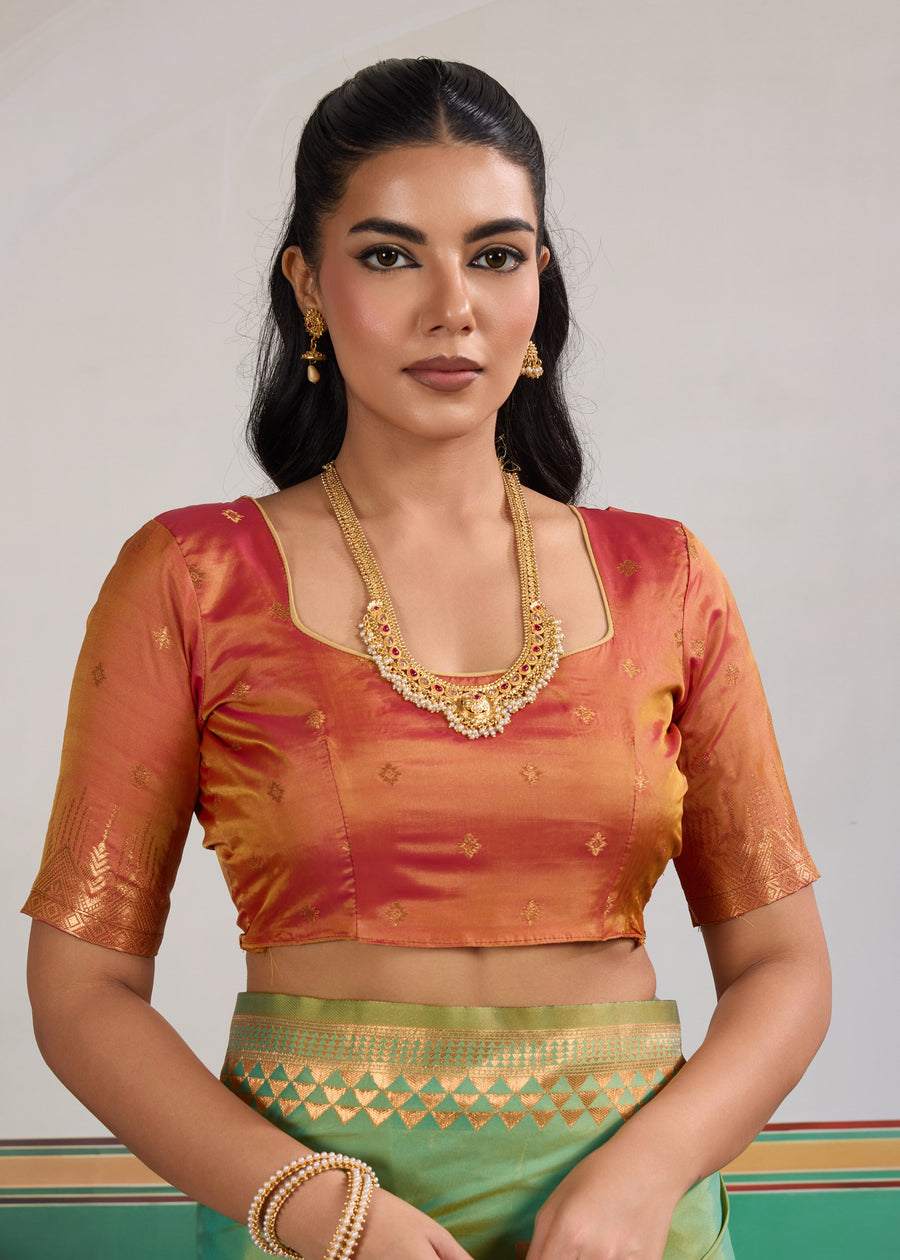 Sea Green Pure Soft Silk Handloom Saree Panetar Saree Anant Tex Exports Pvt.Ltd..