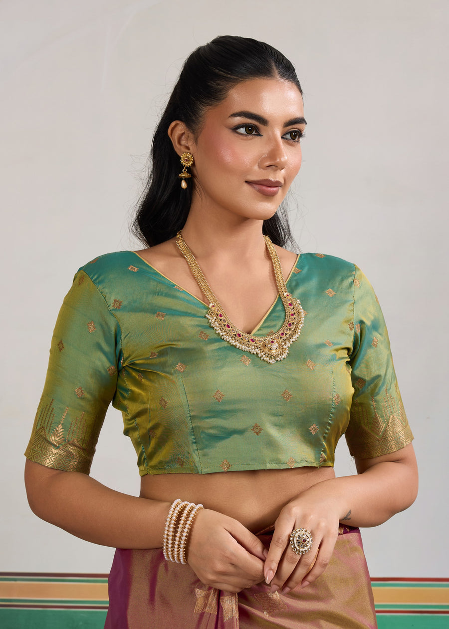 Coffee Brown Pure Soft Silk Handloom Saree