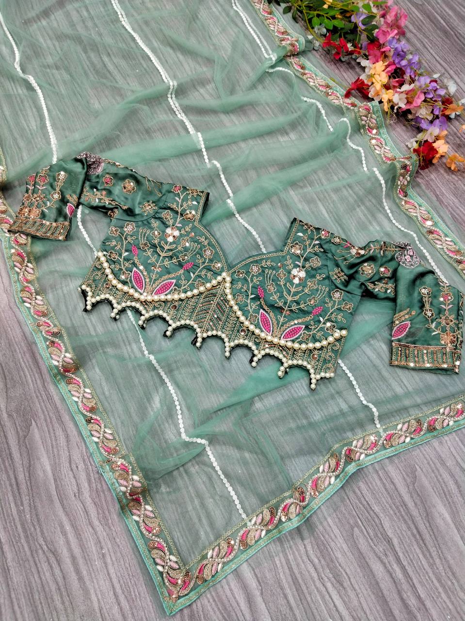 Net Saree