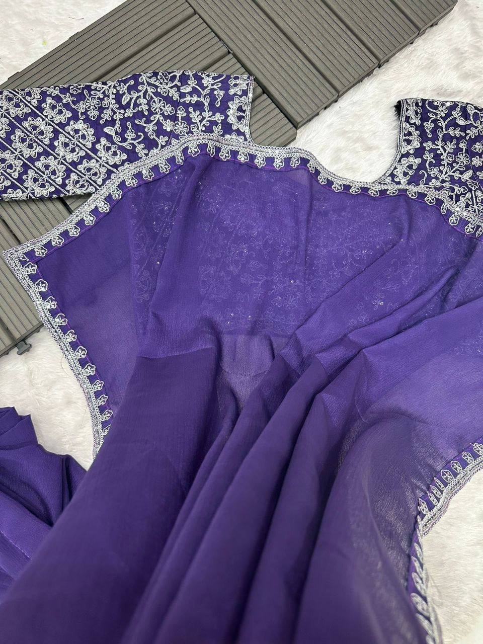 Chiffon Saree