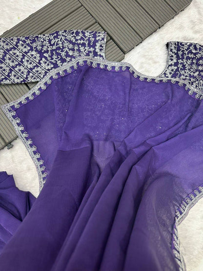 Chiffon Saree
