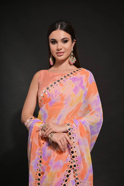 Chiffon Saree