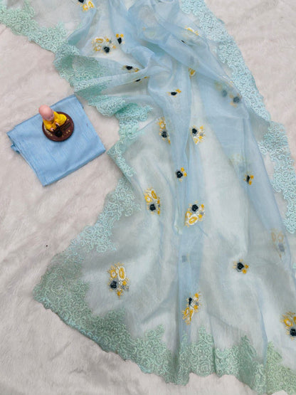 Organza Saree
