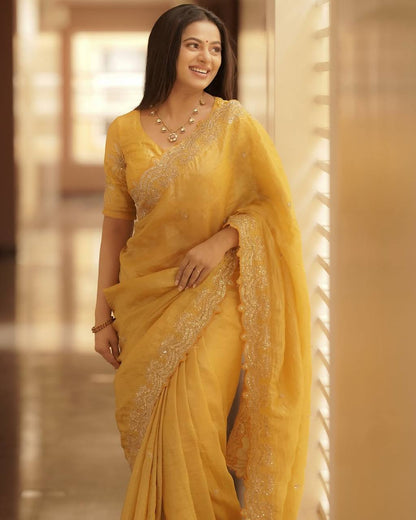 Organza Saree