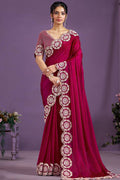 Satin Saree