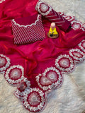 Satin Saree