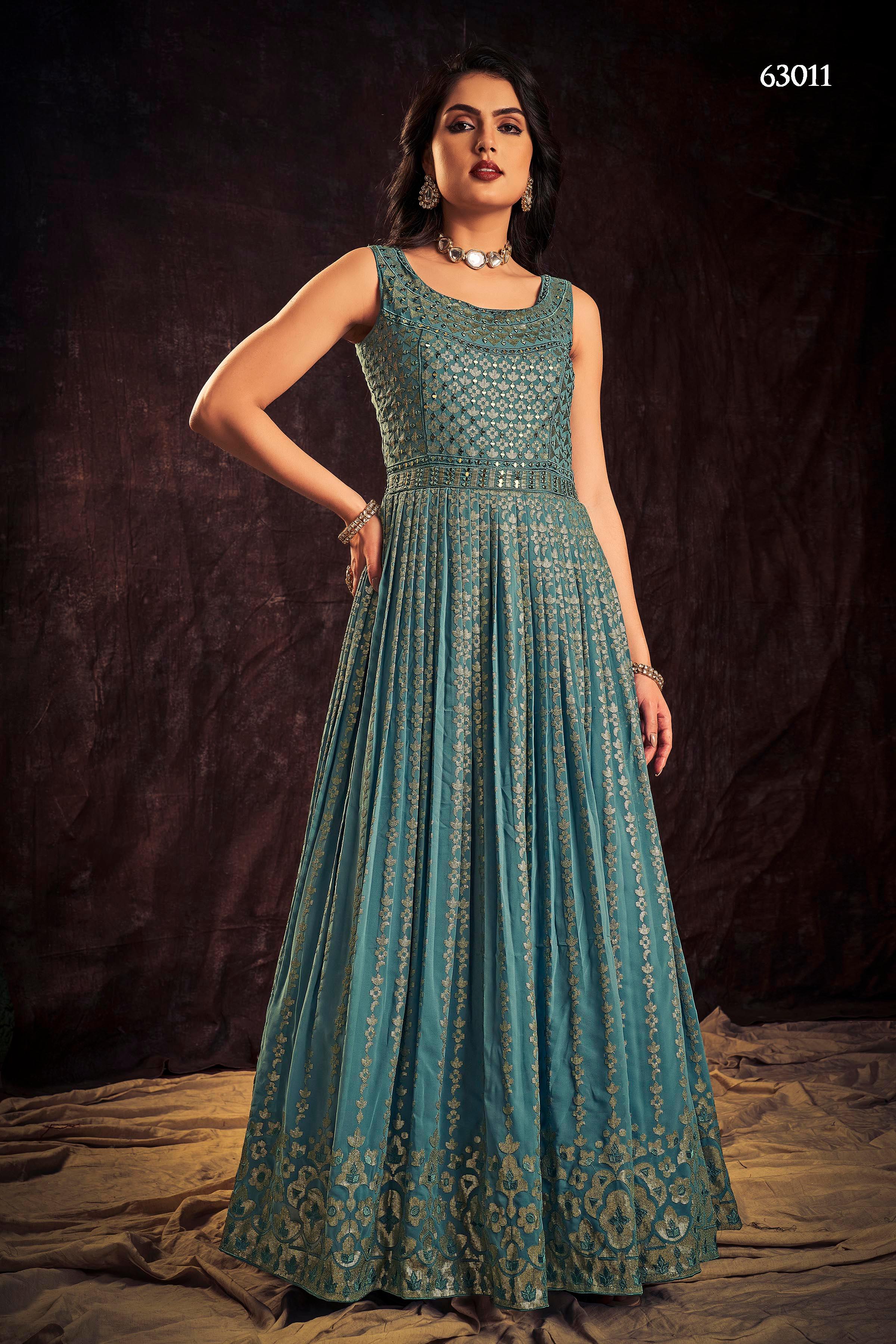 Zoya Vol 3 Designer Occasion Wear Gown D.No 63011 - Anant Exports