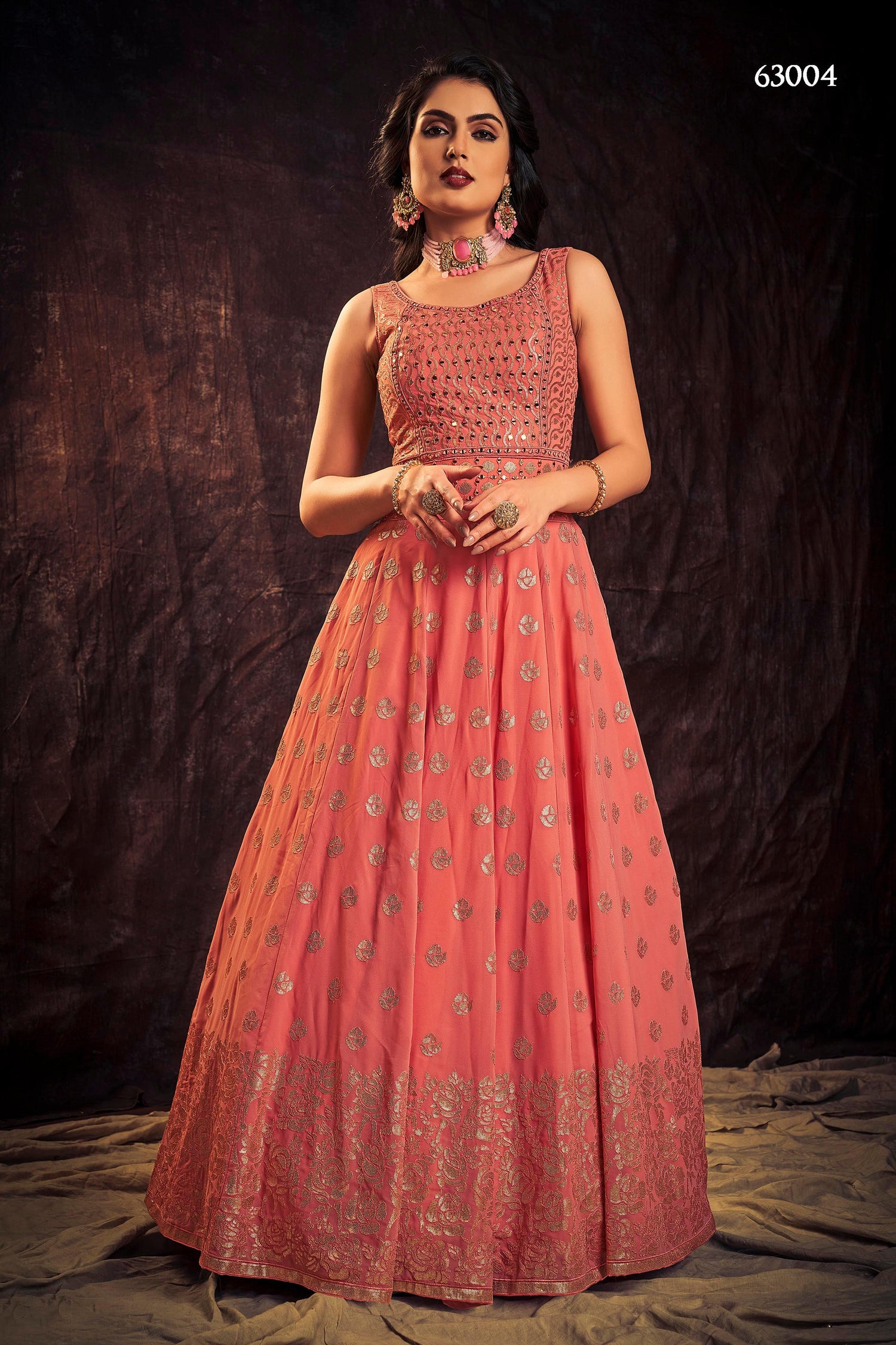 Zoya Vol 3 Designer Occasion Wear Gown D.No 63004 - Anant Exports