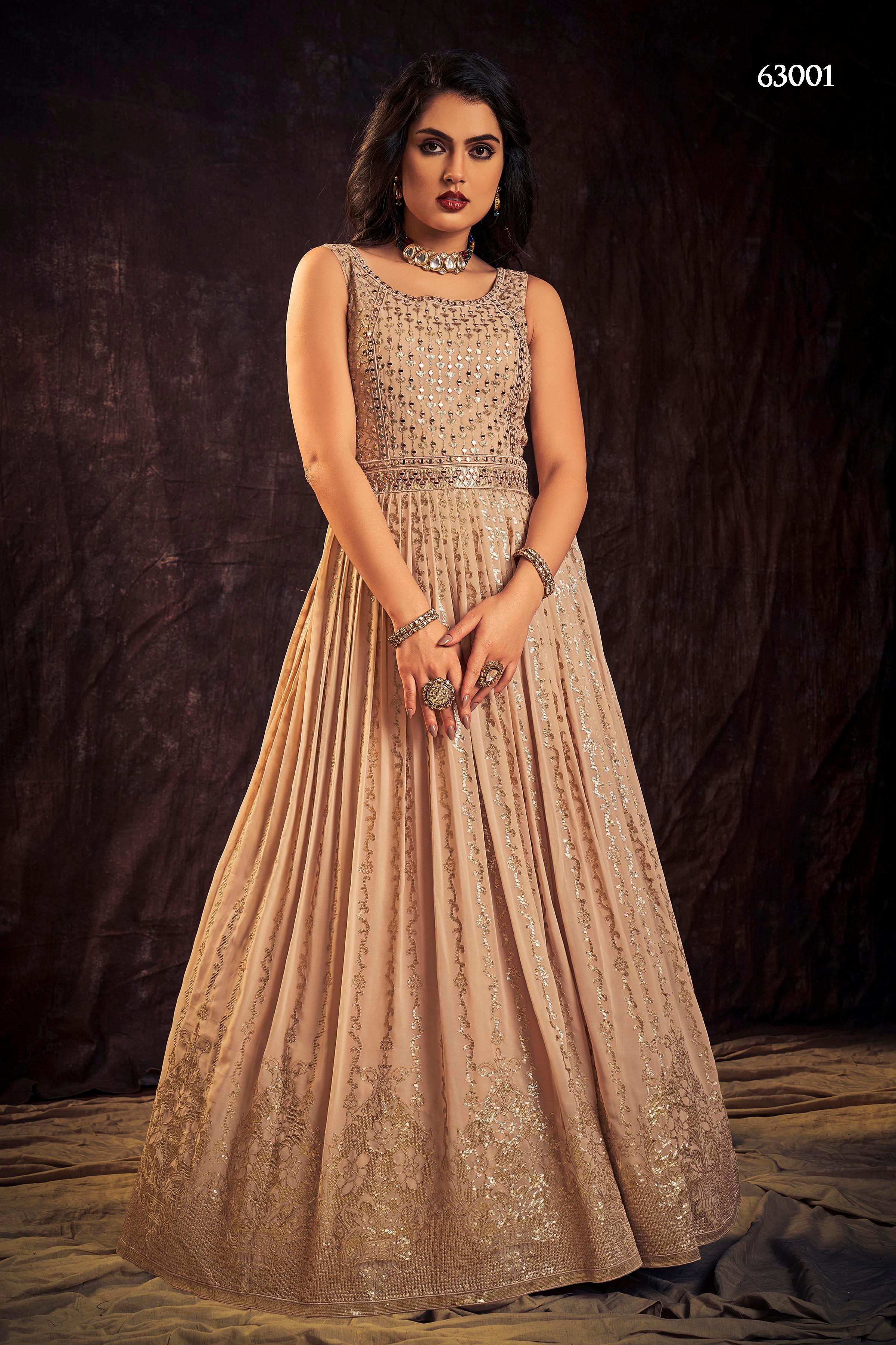 Zoya Vol 3 Designer Occasion Wear Gown D.No 63001 - Anant Exports