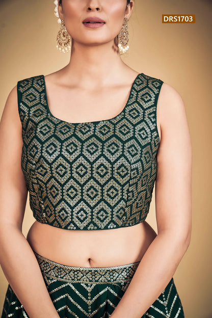 Sophia Designer Fancy Wear Lehenga D.No 1703 - Anant Exports