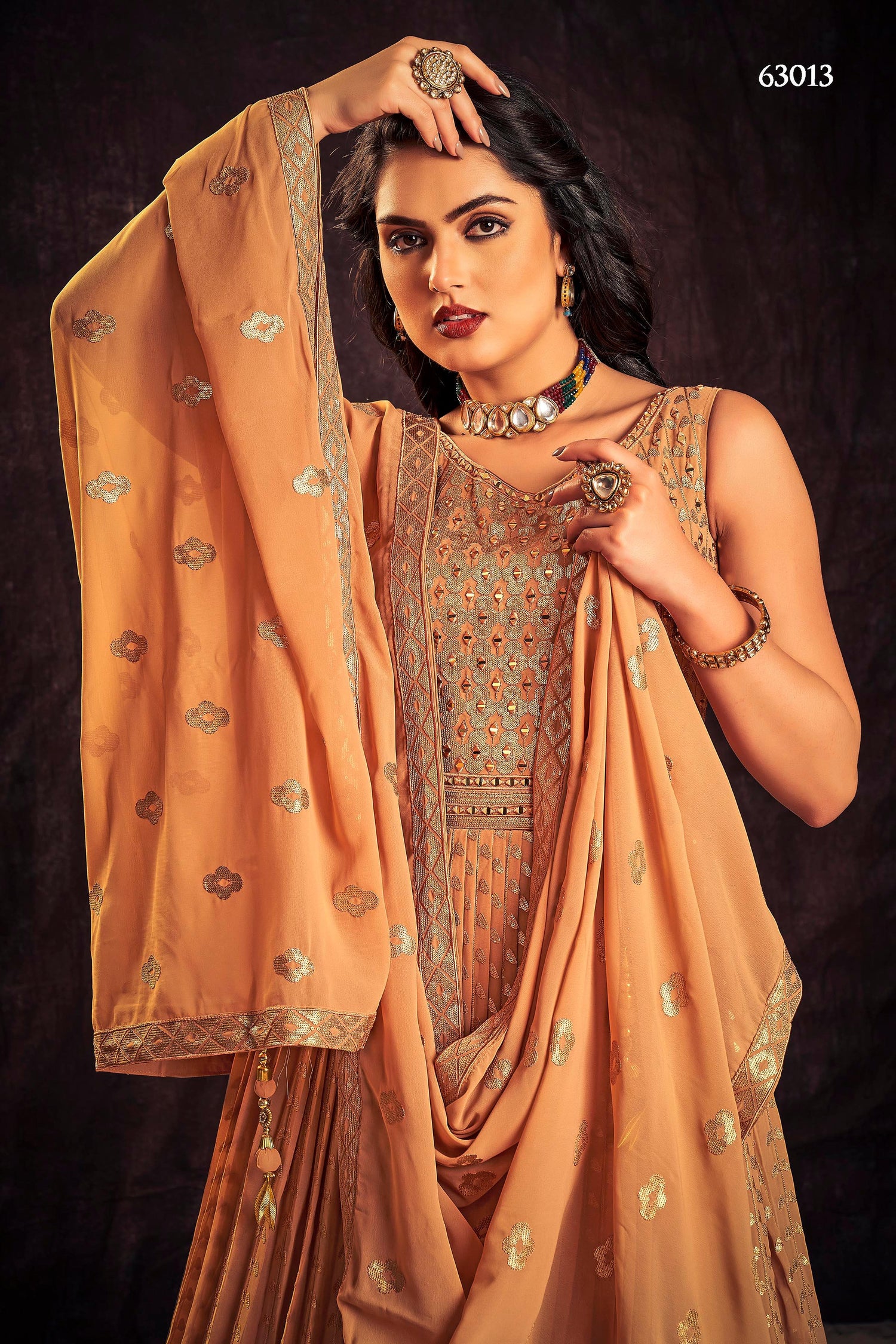 Zoya Vol 3 Designer Occasion Wear Gown D.No 63013 - Anant Exports