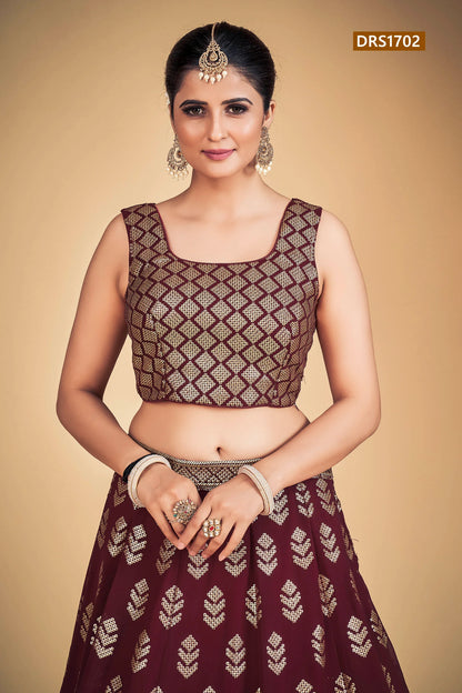 Sophia Designer Fancy Wear Lehenga D.No 1702 - Anant Exports