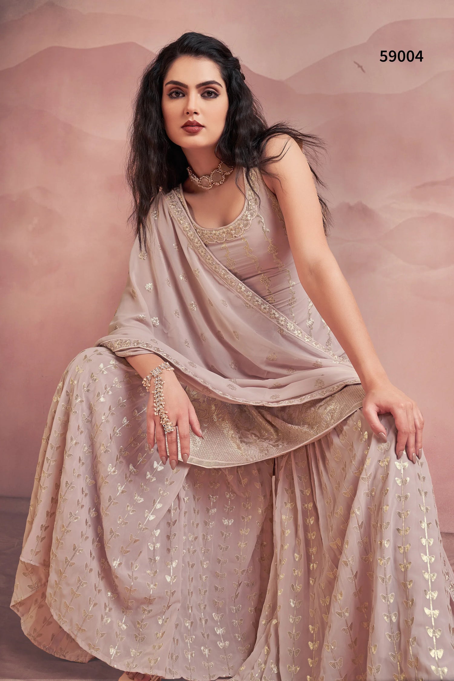 Noorani Vol 7 Designer Occasion Wear Suit D.No 59004 - Anant Tex Exports Private Limited