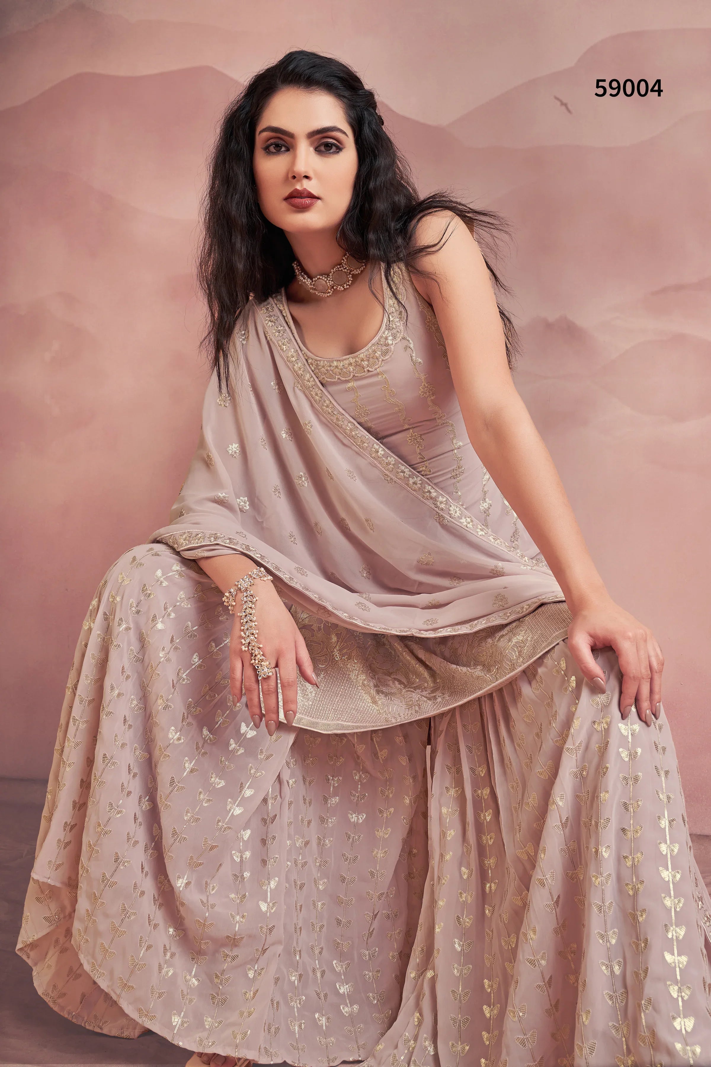 Noorani Vol 7 Designer Occasion Wear Suit D.No 59004 - Anant Tex Exports Private Limited