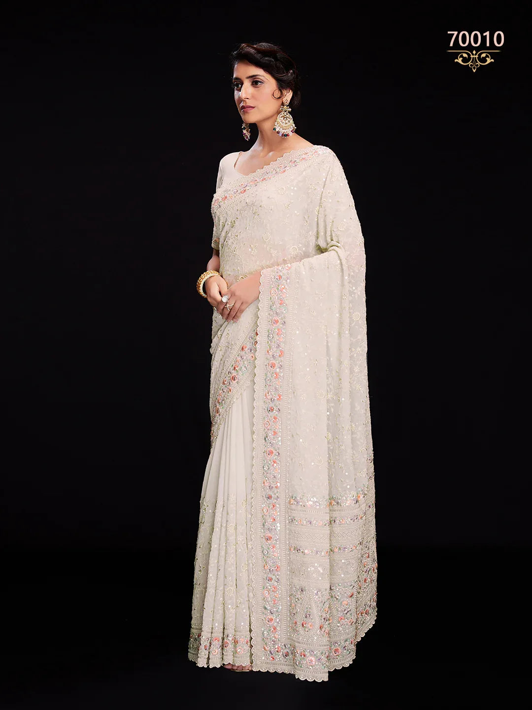 Swarna Vol 6 Designer Fancy Wear Saree D.No 70010 - Anant Exports