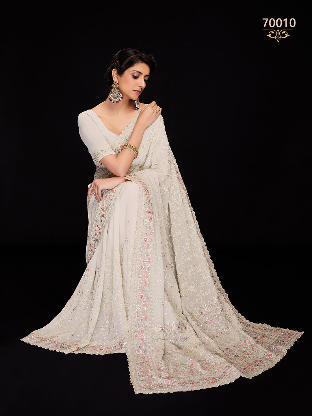 Swarna Vol 6 Designer Fancy Wear Saree D.No 70010