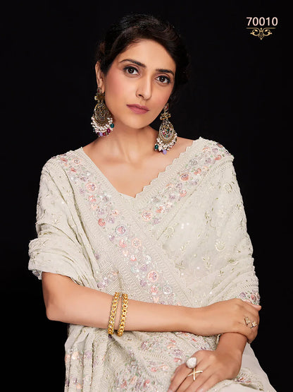 Swarna Vol 6 Designer Fancy Wear Saree D.No 70010 - Anant Exports