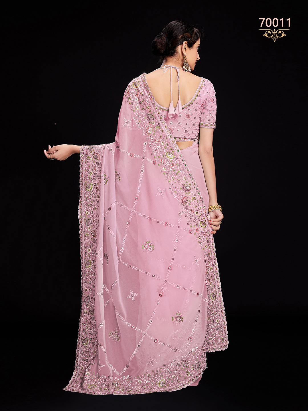 Swarna Vol 6 Designer Fancy Wear Saree D.No 70011