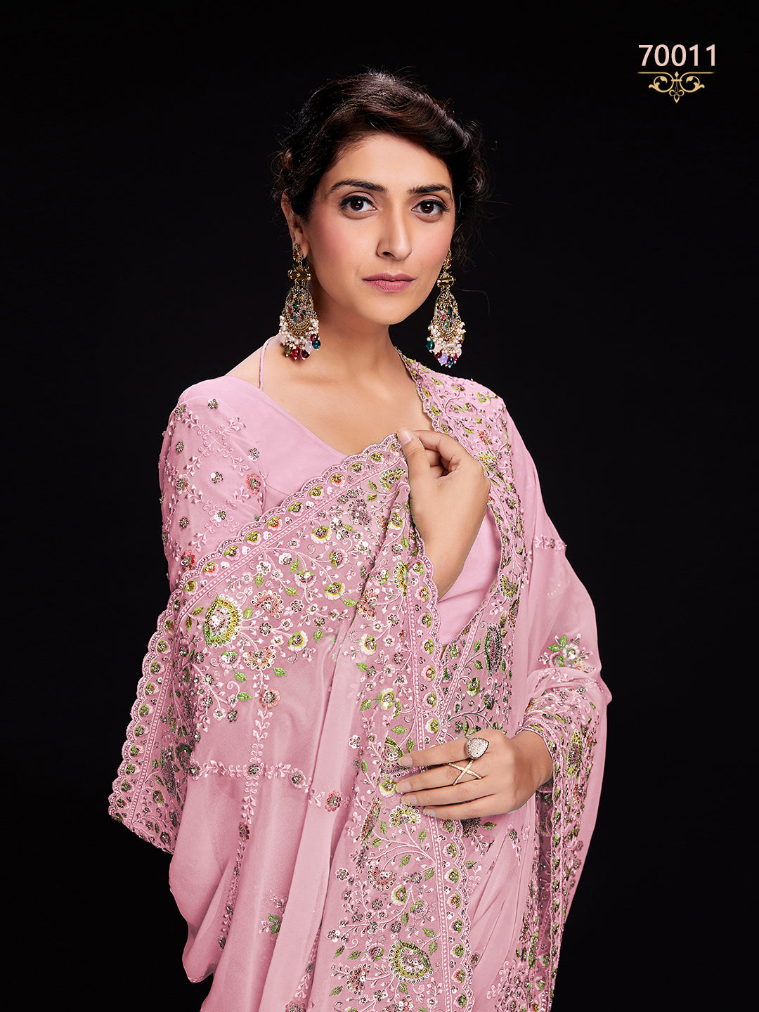 Swarna Vol 6 Designer Fancy Wear Saree D.No 70011