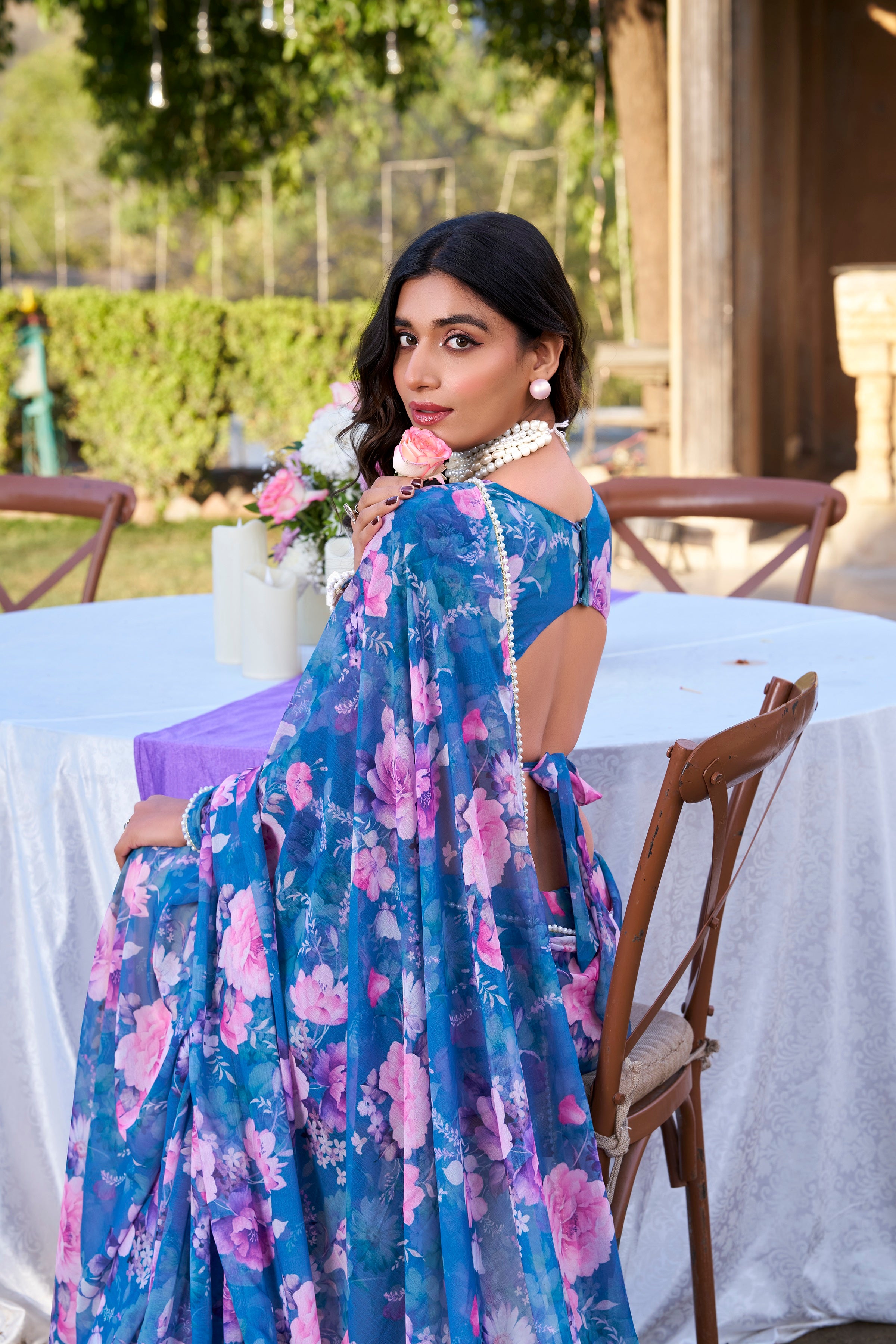 Chiffon Saree