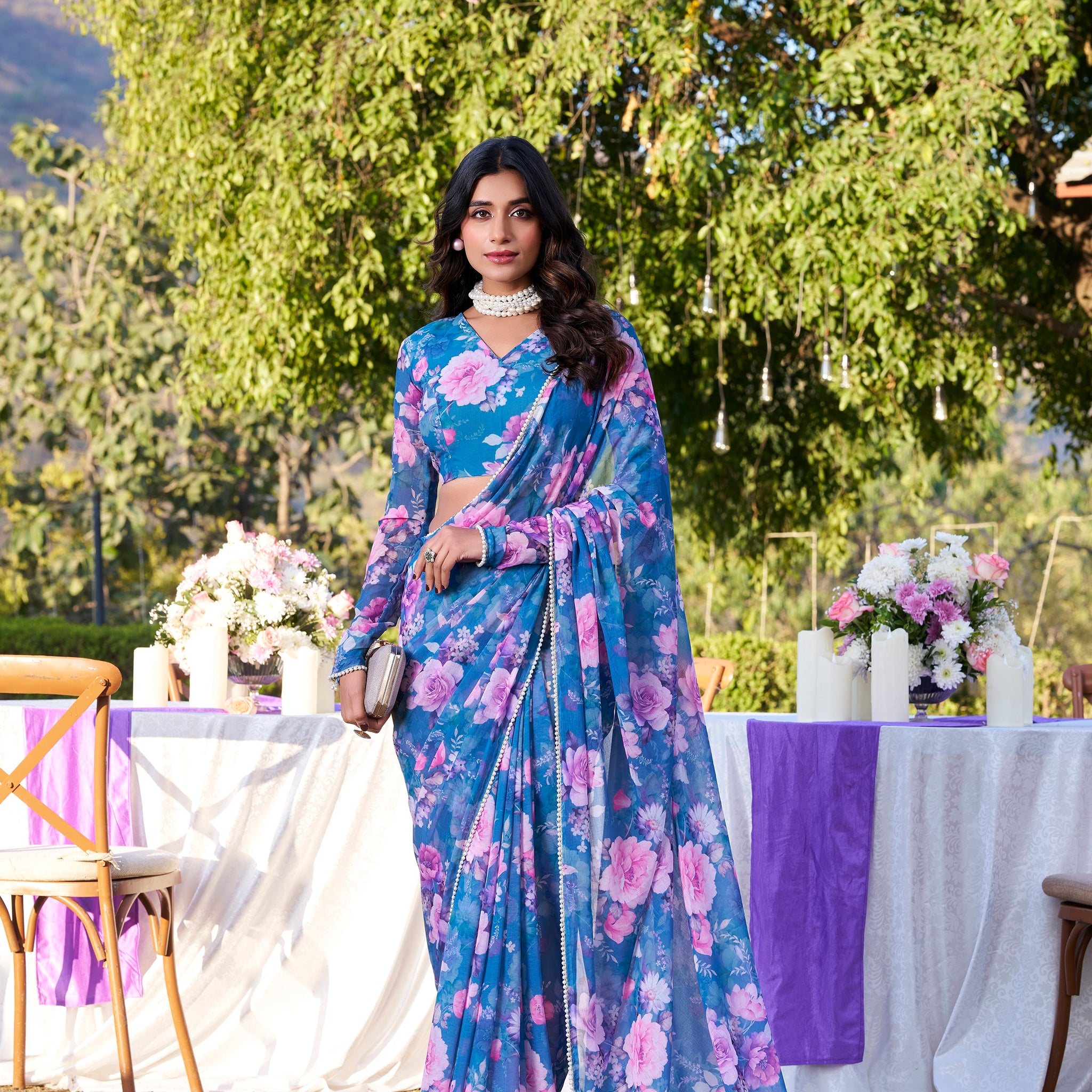 Chiffon Saree