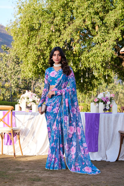 Chiffon Saree