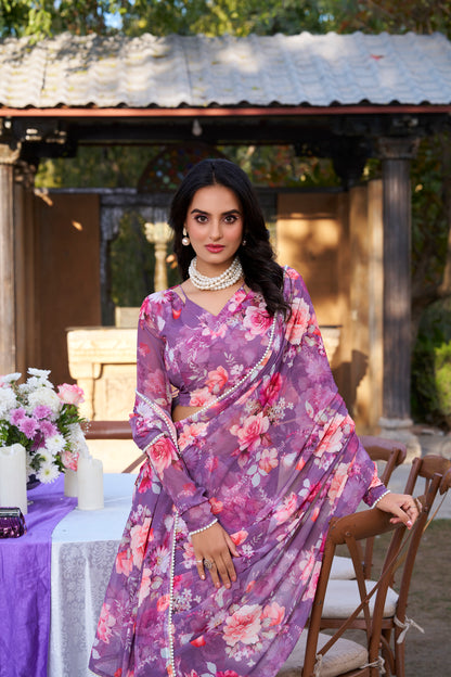 Chiffon Saree